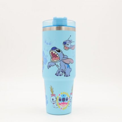 ثيرموس دزني ستيتش لون أزرق