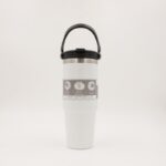 ⁦ثيرموس مع مقبض يد لون أبيض⁩ - الصورة ⁦2⁩