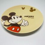 صحن ديزني بتصميم ميكي لون أصفر