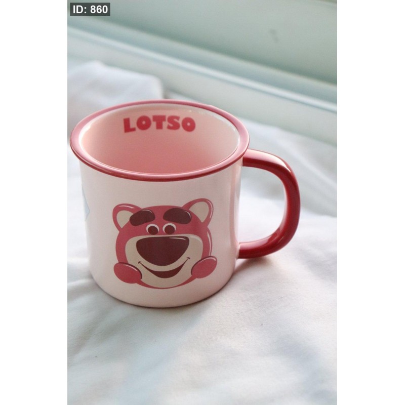 ⁦كاسة دزني نمور لون زهري LOTSO⁩ - الصورة ⁦1⁩