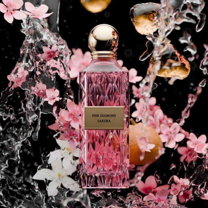 ⁦PINK DIAMOND SAKURA EDP 200 ml -   عطر بينك دايموند ساكورا للنساء 200 مل من إبراهيم القرشي⁩ - الصورة ⁦3⁩