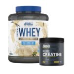 Applied Nutrition Critical Whey Protein Powder 2kg Vanilla + Basix Pure Creatine 300G