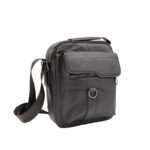 شنطة جلد للرجال لون أسود