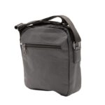 ⁦شنطة جلد للرجال لون أسود⁩ - الصورة ⁦6⁩