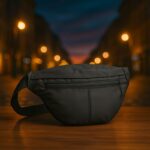 ⁦شنطة جلد كروس للرجال لون أسود⁩ - الصورة ⁦2⁩