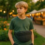 ⁦شنطة جلد كروس للرجال لون أسود⁩ - الصورة ⁦3⁩