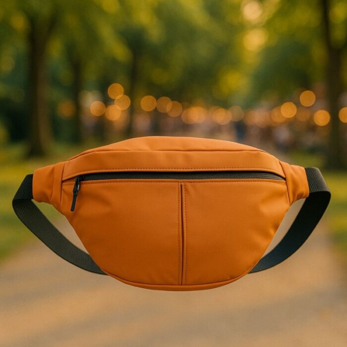 ⁦شنطة جلد كروس للرجال لون عسلي⁩ - الصورة ⁦2⁩