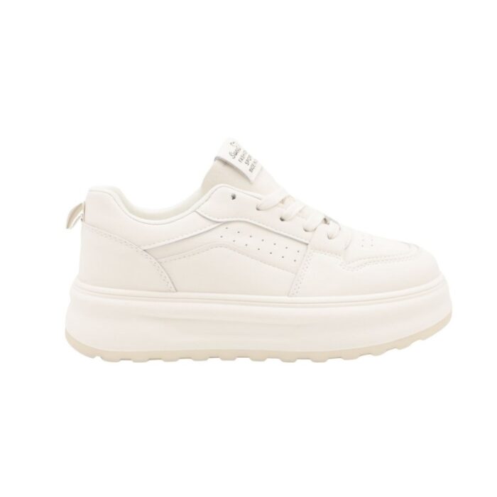 ⁦حذاء رياضي للنساء لون بيج⁩ - الصورة ⁦3⁩