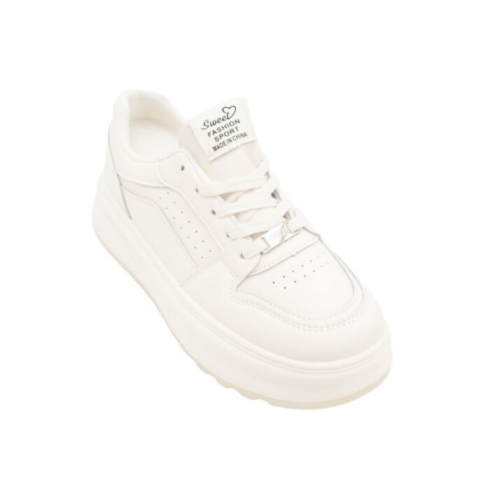 ⁦حذاء رياضي للنساء لون بيج⁩ - الصورة ⁦6⁩