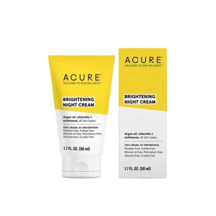 ACURE brightening night cream 50 ml - ﻛرﯾم ﻟﯾﻠﻲ لتفتيح البشرة 50 مل