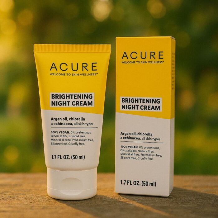 ⁦ACURE brightening night cream 50 ml - ﻛرﯾم ﻟﯾﻠﻲ لتفتيح البشرة 50 مل⁩ - الصورة ⁦3⁩