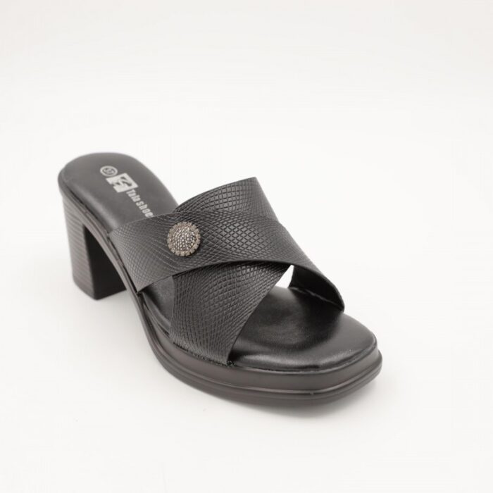 ⁦بابوج أنيق مع كعب متوسط يناسب الإطلالات الصيفية الكاجوال والأنيقة⁩ - الصورة ⁦4⁩