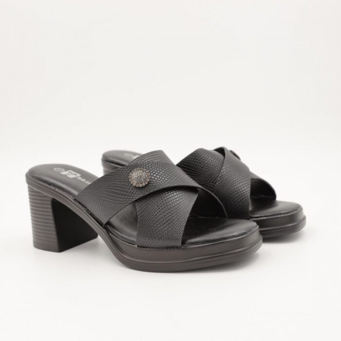 ⁦بابوج أنيق مع كعب متوسط يناسب الإطلالات الصيفية الكاجوال والأنيقة⁩ - الصورة ⁦6⁩