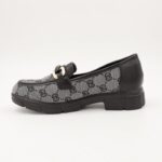 ⁦كندرة ستاتية بنعل متوسط لون أسود⁩ - الصورة ⁦3⁩