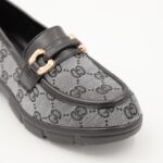 ⁦كندرة ستاتية بنعل متوسط لون أسود⁩ - الصورة ⁦6⁩