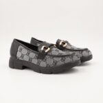 ⁦كندرة ستاتية بنعل متوسط لون أسود⁩ - الصورة ⁦7⁩