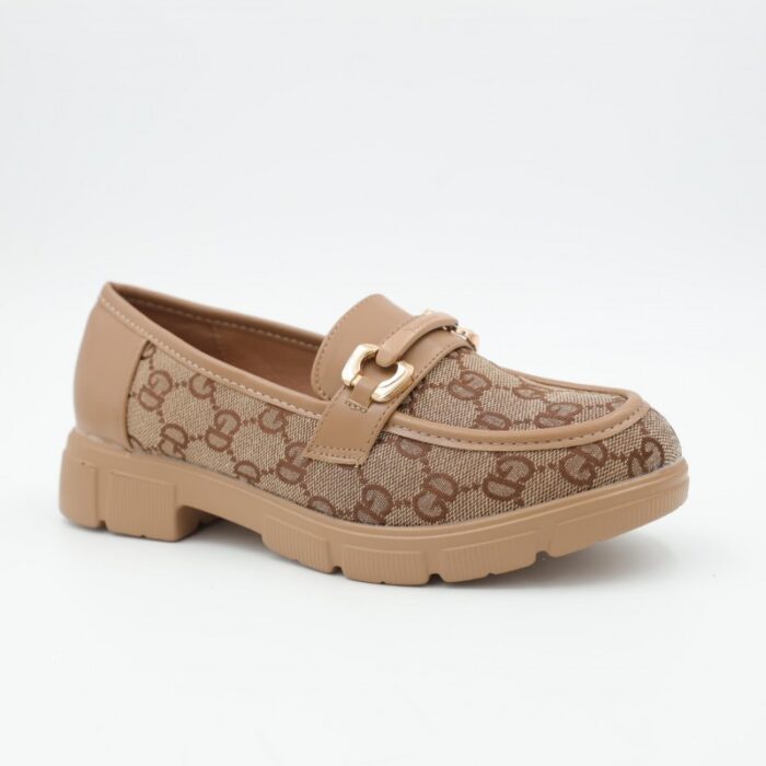 103381865_683353bdb4c6d كندرة ستاتية بنعل متوسط لون بيج - الصورة 1