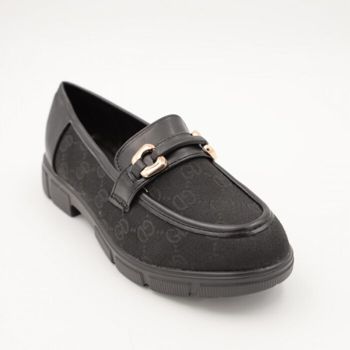 ⁦كندرة ستاتية بنعل متوسط لون أسود⁩ - الصورة ⁦5⁩