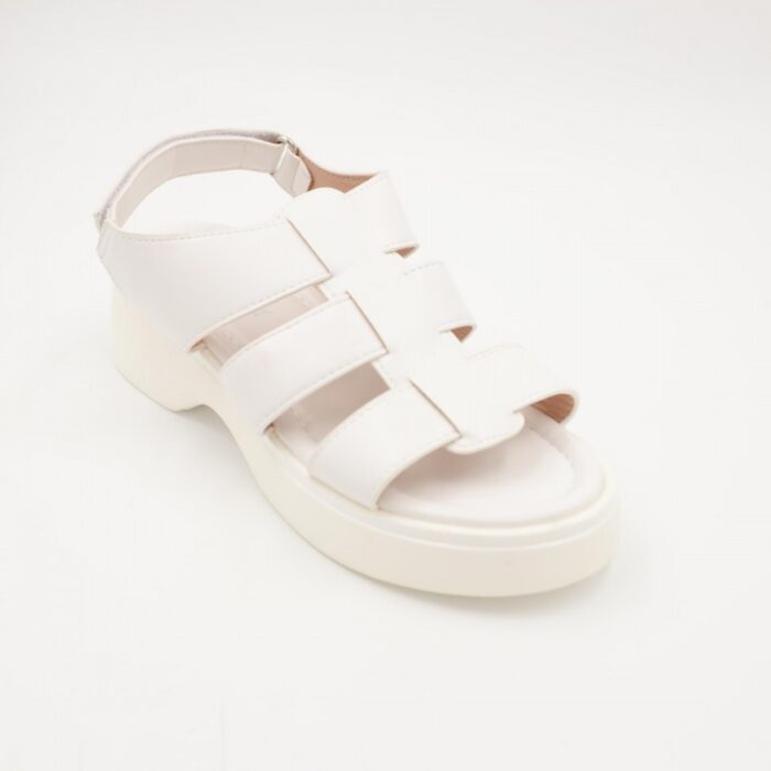 ⁦صندل ستاتي بنعل متوسط مع اشرطة مريح و عملي⁩ - الصورة ⁦4⁩