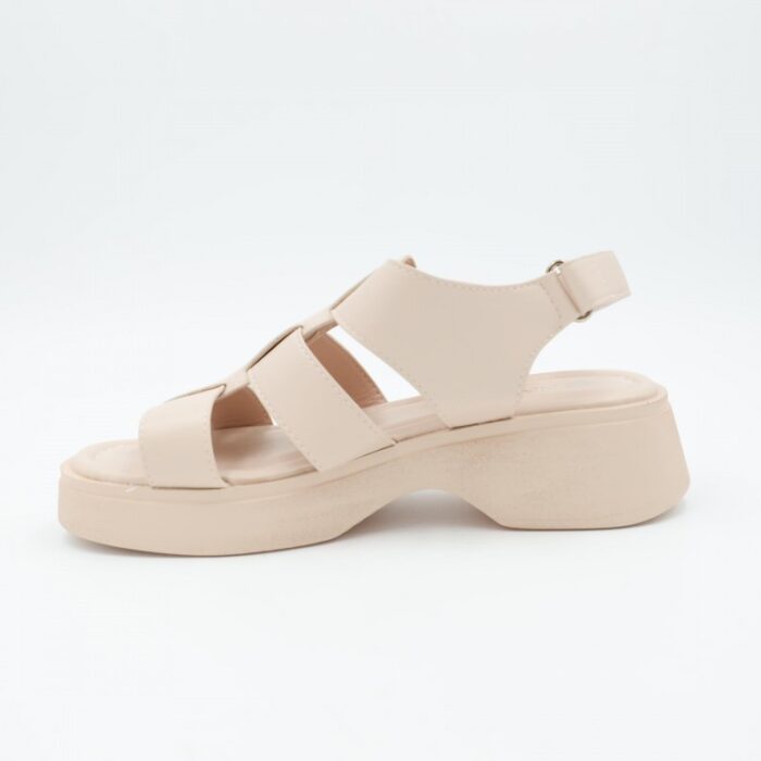 ⁦صندل ستاتي بنعل متوسط مع اشرطة مريح و عملي⁩ - الصورة ⁦3⁩