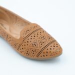 ⁦باليه ستاتي مريحة لون عسلي⁩ - الصورة ⁦6⁩