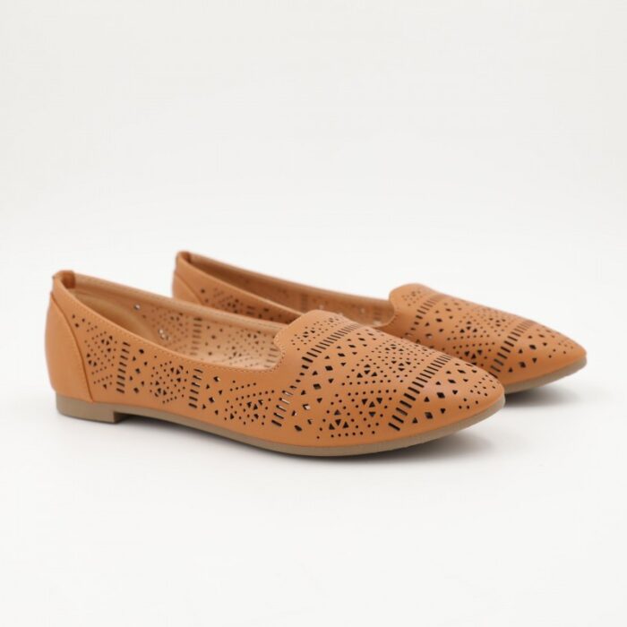 ⁦باليه ستاتي مريحة لون عسلي⁩ - الصورة ⁦7⁩