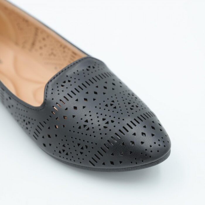 ⁦باليه ستاتي مريحة لون اسود⁩ - الصورة ⁦5⁩