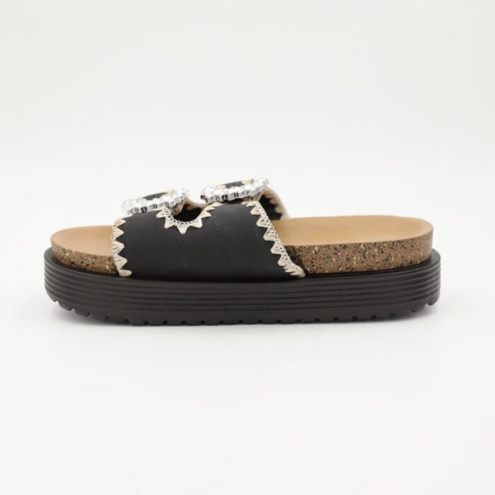 ⁦بابوج ستاتي نعل مرتفع عملي ومريح⁩ - الصورة ⁦3⁩