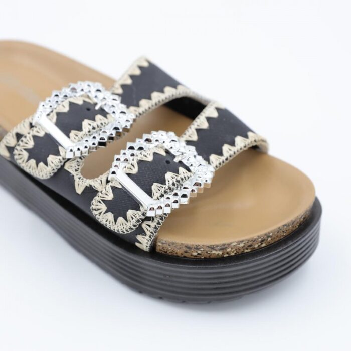 ⁦بابوج ستاتي نعل مرتفع عملي ومريح⁩ - الصورة ⁦6⁩