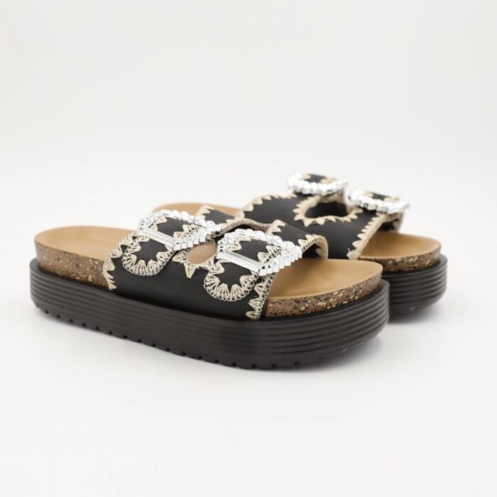 ⁦بابوج ستاتي نعل مرتفع عملي ومريح⁩ - الصورة ⁦7⁩