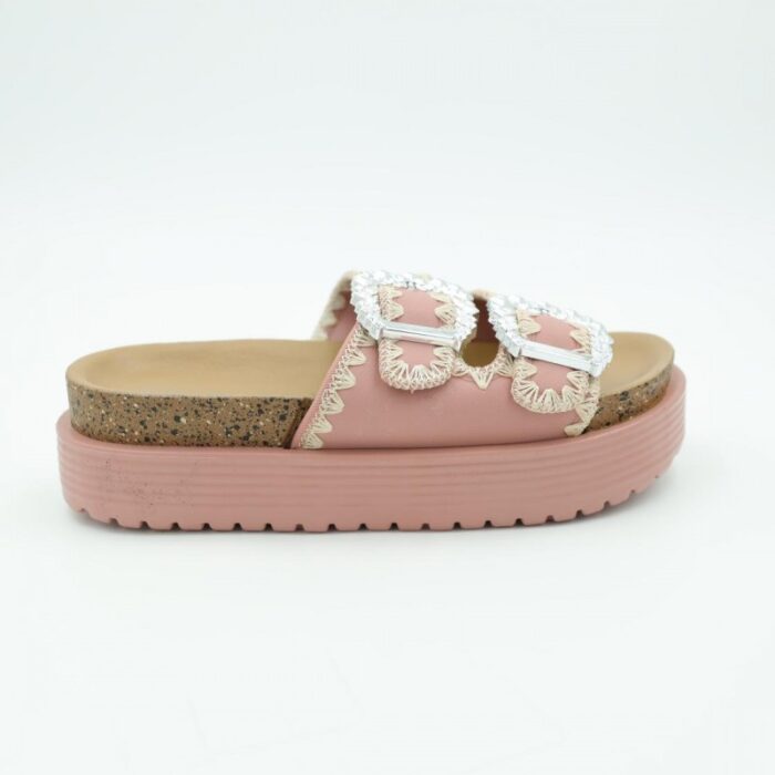 ⁦بابوج ستاتي نعل مرتفع عملي ومريح⁩ - الصورة ⁦2⁩