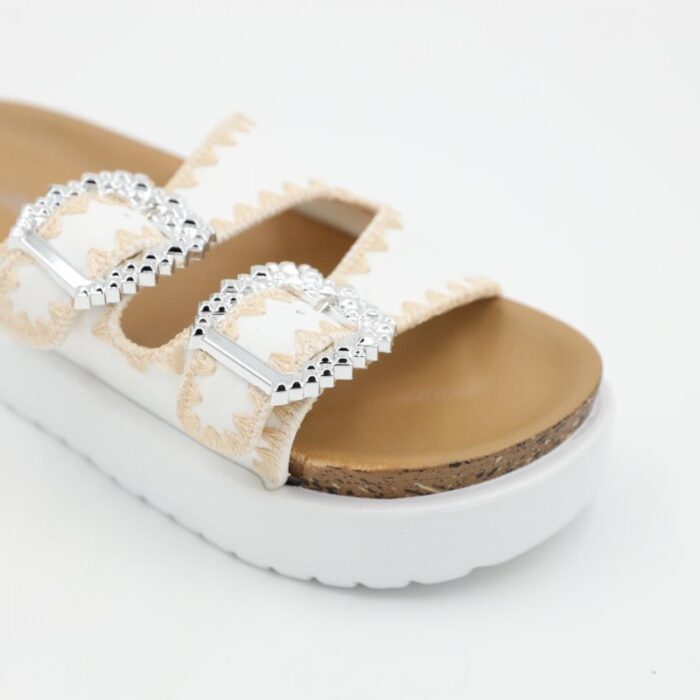 ⁦بابوج ستاتي نعل مرتفع عملي ومريح⁩ - الصورة ⁦6⁩