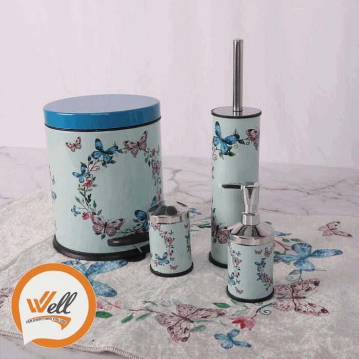 ⁦طقم اكسسوارات حمام 5 قطع⁩ - الصورة ⁦1⁩