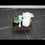 ⁦سلة إكسسوارت حمام  KOALA 32×25×13 CM⁩ - الصورة ⁦2⁩