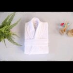 روب حمام قطن 100% VALOR SİLVER WHITE ONE SIZE