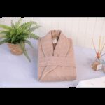 روب حمام قطن 100% VALOR SİLVER BROWN ONE SIZE