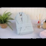 روب حمام قطن 100% VALOR SİLVER LIGHT GREEN ONE SIZE