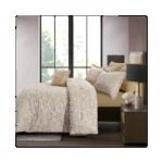 ⁦طقم غطاء تخت 7 قطع TAILOR JACQUARD - PAISLEY GOLD KING 270X240 CM⁩ - الصورة ⁦4⁩