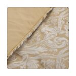 ⁦طقم غطاء تخت 7 قطع TAILOR JACQUARD - PAISLEY GOLD KING 270X240 CM⁩ - الصورة ⁦7⁩