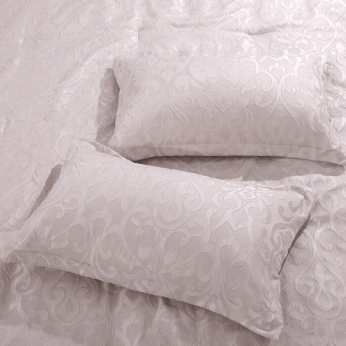 ⁦طقم غطاء تخت 7 قطع TAILOR JACQUARD - MAXIMOS TEA ROSE KING 270X240 CM⁩ - الصورة ⁦5⁩