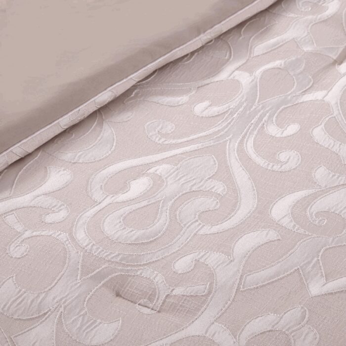 ⁦طقم غطاء تخت 7 قطع TAILOR JACQUARD - MAXIMOS TEA ROSE KING 270X240 CM⁩ - الصورة ⁦6⁩