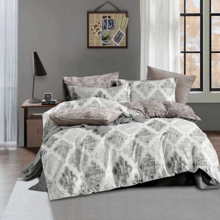 طقم لحاف 6 قطع MICRO SATEEN JODI DOUBLE 240X220 CM