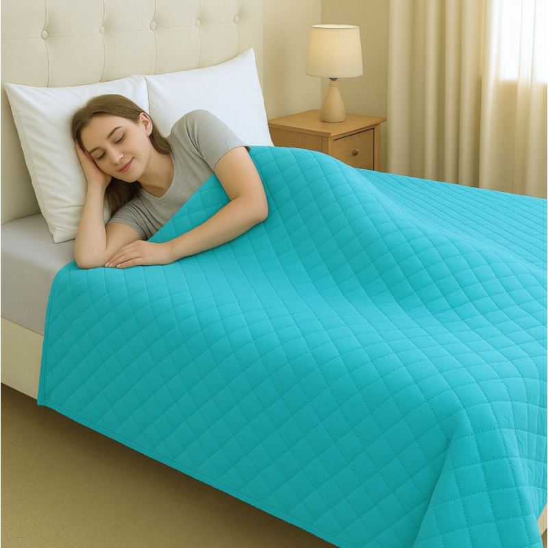 ⁦حرام صيفي DIAMOND TURQUOISE DOUBLE 200X220 CM⁩ - الصورة ⁦1⁩