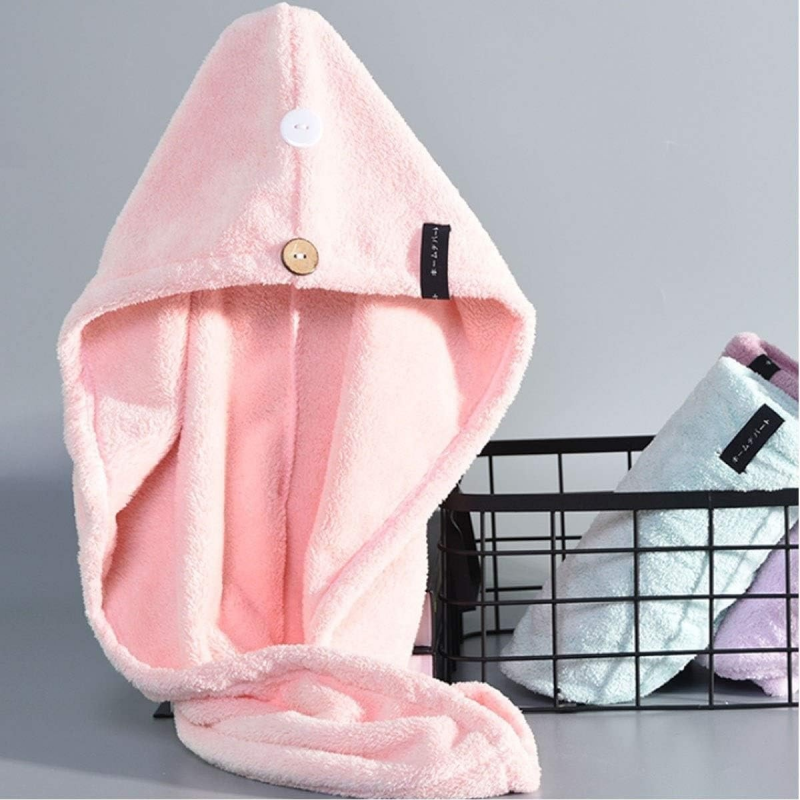 ⁦المنشفة السحرية لتجفيف الشعر بسرعة وراحة⁩ - الصورة ⁦1⁩