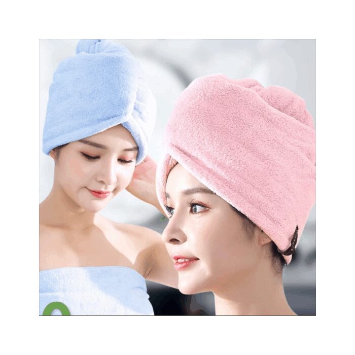 ⁦المنشفة السحرية لتجفيف الشعر بسرعة وراحة⁩ - الصورة ⁦2⁩