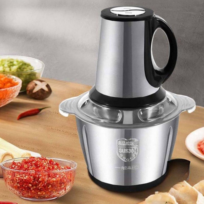 ⁦فرامة ملوخية ستانلس صغيرة 3 لتر أداء مضمون⁩ - الصورة ⁦1⁩