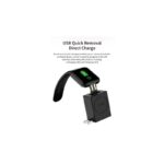 ⁦بكج ساعة ذكية D20 إلكترونية لمراقبة اللياقة البدنية - مع ايربود لاسلكية تعمل بالبلوتوث- لون أسود⁩ - الصورة ⁦4⁩