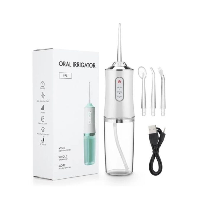 ⁦جهاز الخيط المائي لتنظيف الأسنان لون أبيض⁩ - الصورة ⁦2⁩