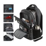 ⁦شنتة لابتوب فخمة مع مدخل USB ومقاومة للماء والخدش وبتصميم أنيق وعصري، وذات سعة كبيرة وجيوب متعددة⁩ - الصورة ⁦5⁩