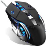 ⁦ماوس ألعاب لاسلكي قابل لإعادة الشحن- مع إضاءة LED  بـ 7 ألوان⁩ - الصورة ⁦4⁩